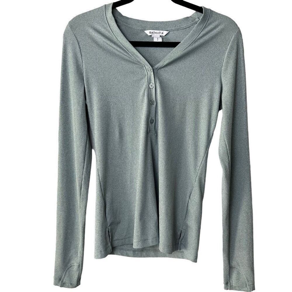 Athleta long sleeve Henley size small